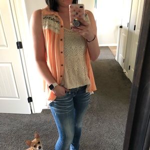 BKE boutique: button down tank